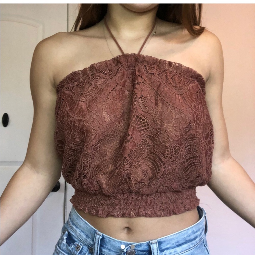 Haltered crop top